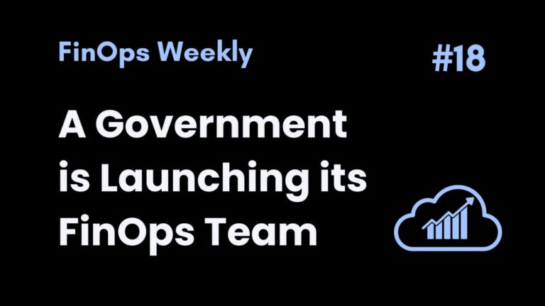 Government is Launching its FinOps Team