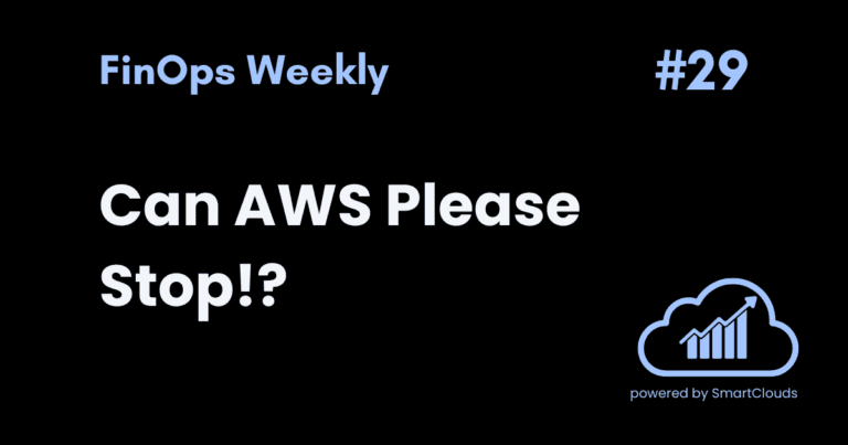Can AWS Please Stop!?