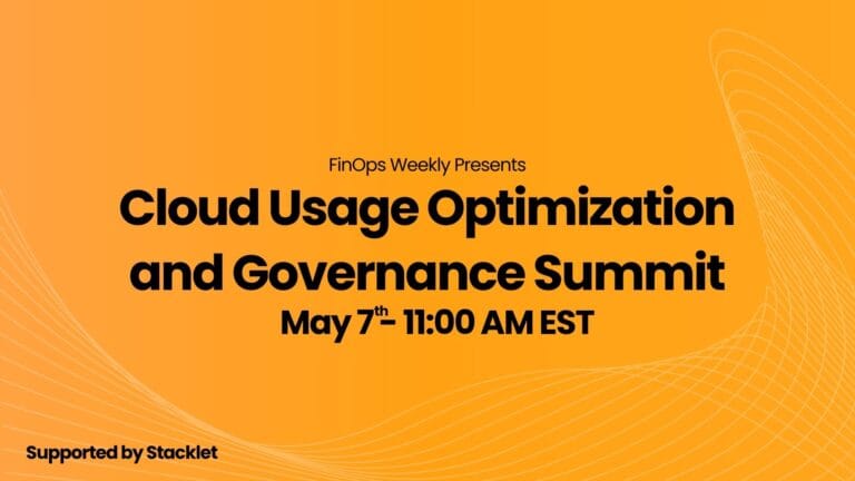 Cloud Usage Summit Optimization