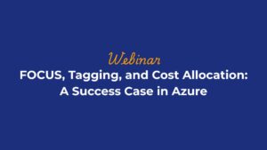 Focus Taggind and cost allocation webinar