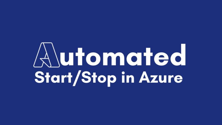 Automated Start/Stop in Azure: A Smart Cost Optimization Strategy 1 Automated Start Stop in Azure