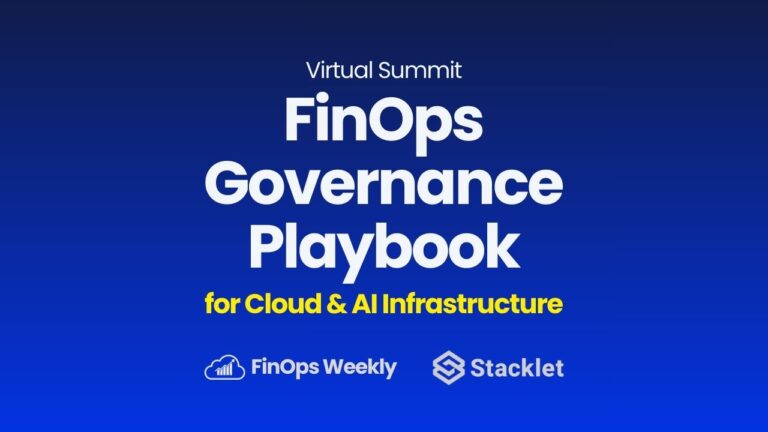 Virtual Summit - The FinOps Governance Playbook