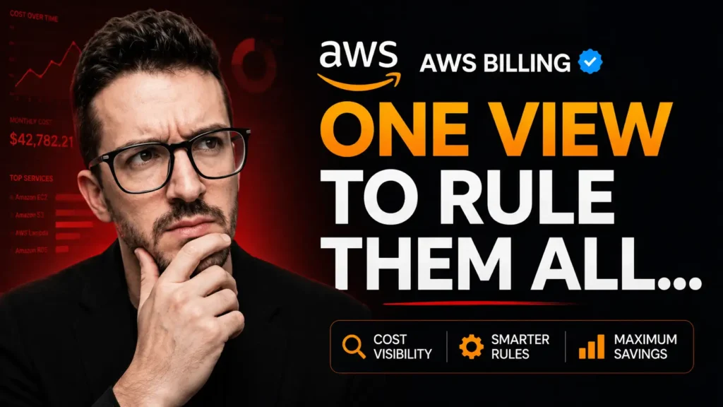 Aws billing unifies cost visibility in to a single view