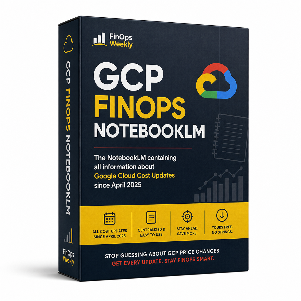 Stop guessing about GCP price changes. Get every Google Cloud cost update since April 2025 in one smart notebook. Grab it free now.