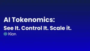 AI Tokenomics - See it Control it and Scale it